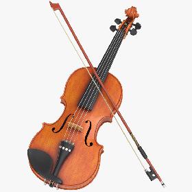 3D Violin model